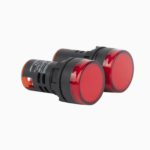 Hot Selling Series 24V 12V Buzzer Indicator Blue Yellow Green White Red Pilot Lamp