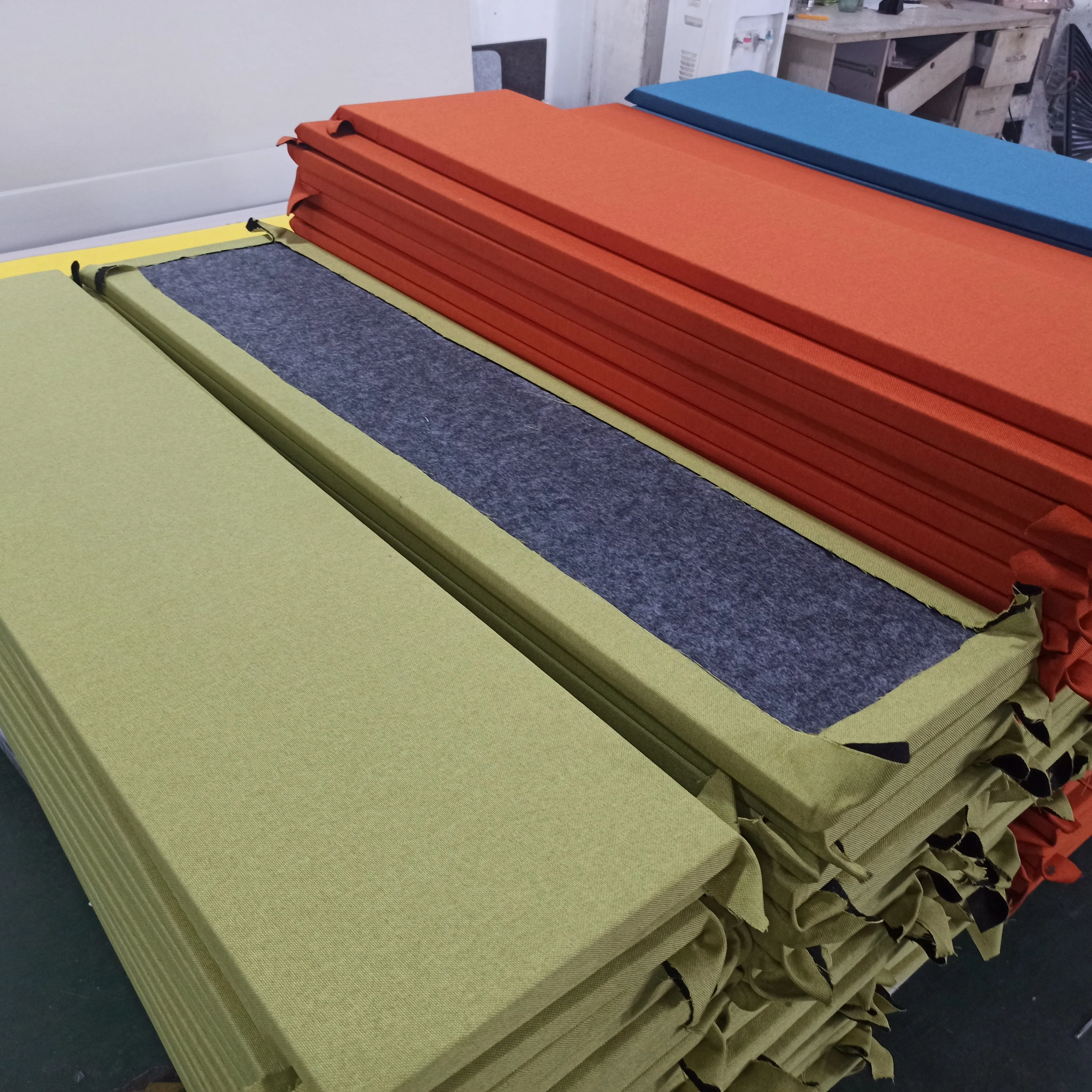 Fabric Wrapped Panel Acoustical Soundproof Decorative Sound Absorbing Wall Panels Fabric Polyester Acoustic Wall Panel