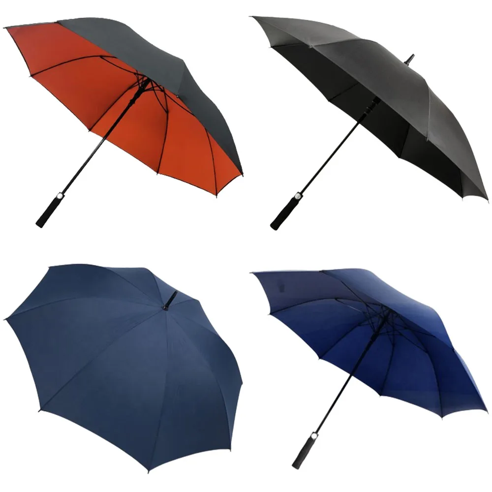 Wholesale Suppliers Manufacturer 27 Inch Large Windproof Logo Prints Big Luxury Promotional Branded Golf Umbrella Custom Logo