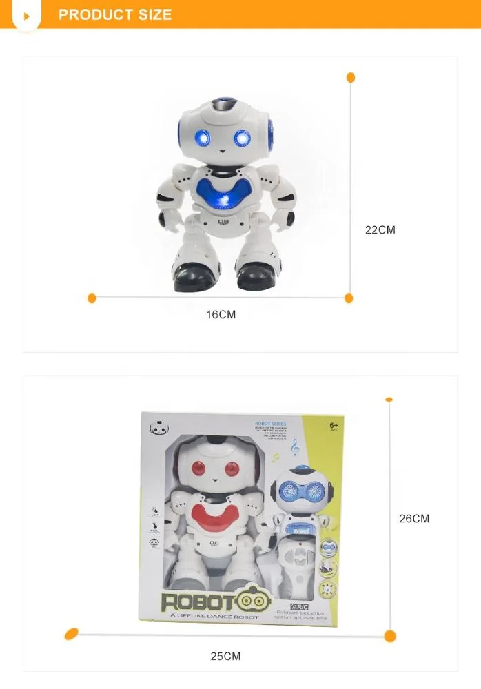 early education music and light intelligent remote control singing dancing robot toys for children