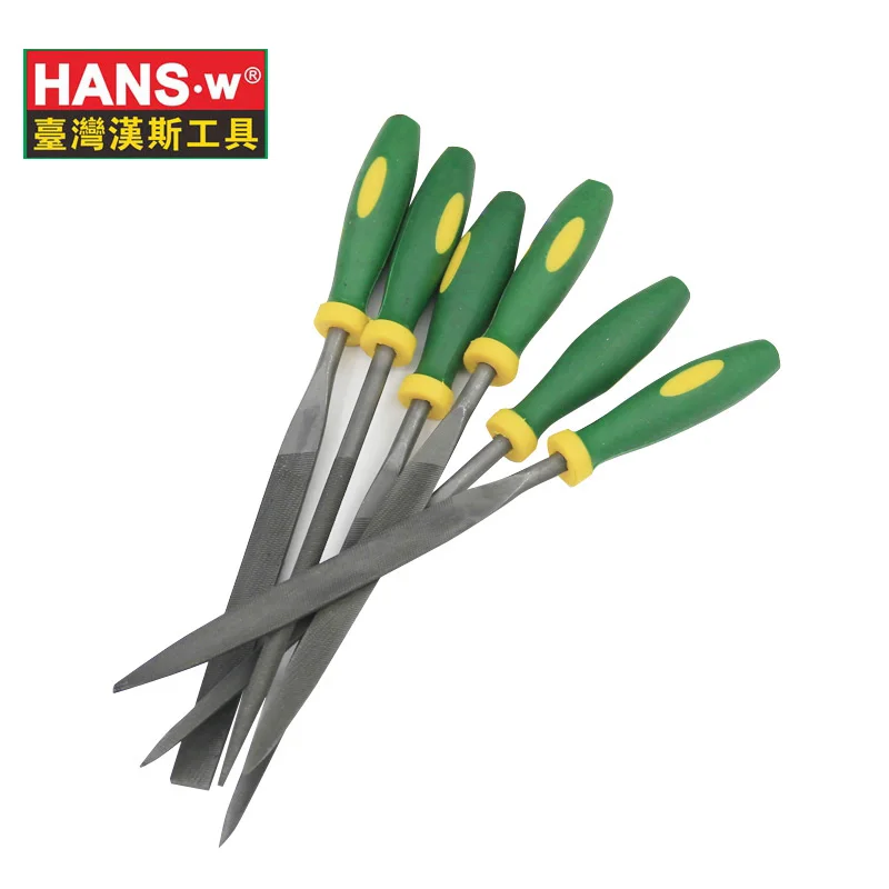 Горячая Распродажа HANS.w промышленного качества 6 шт. 5 дюймов набор надфилей форм полуторный файлы стальной