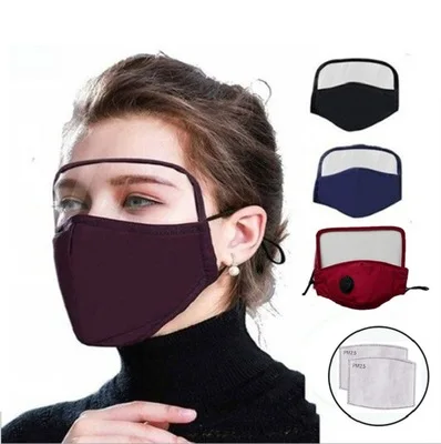 
Sandro Reusable Invisible Plastic Face Shield with Glass and Valve 