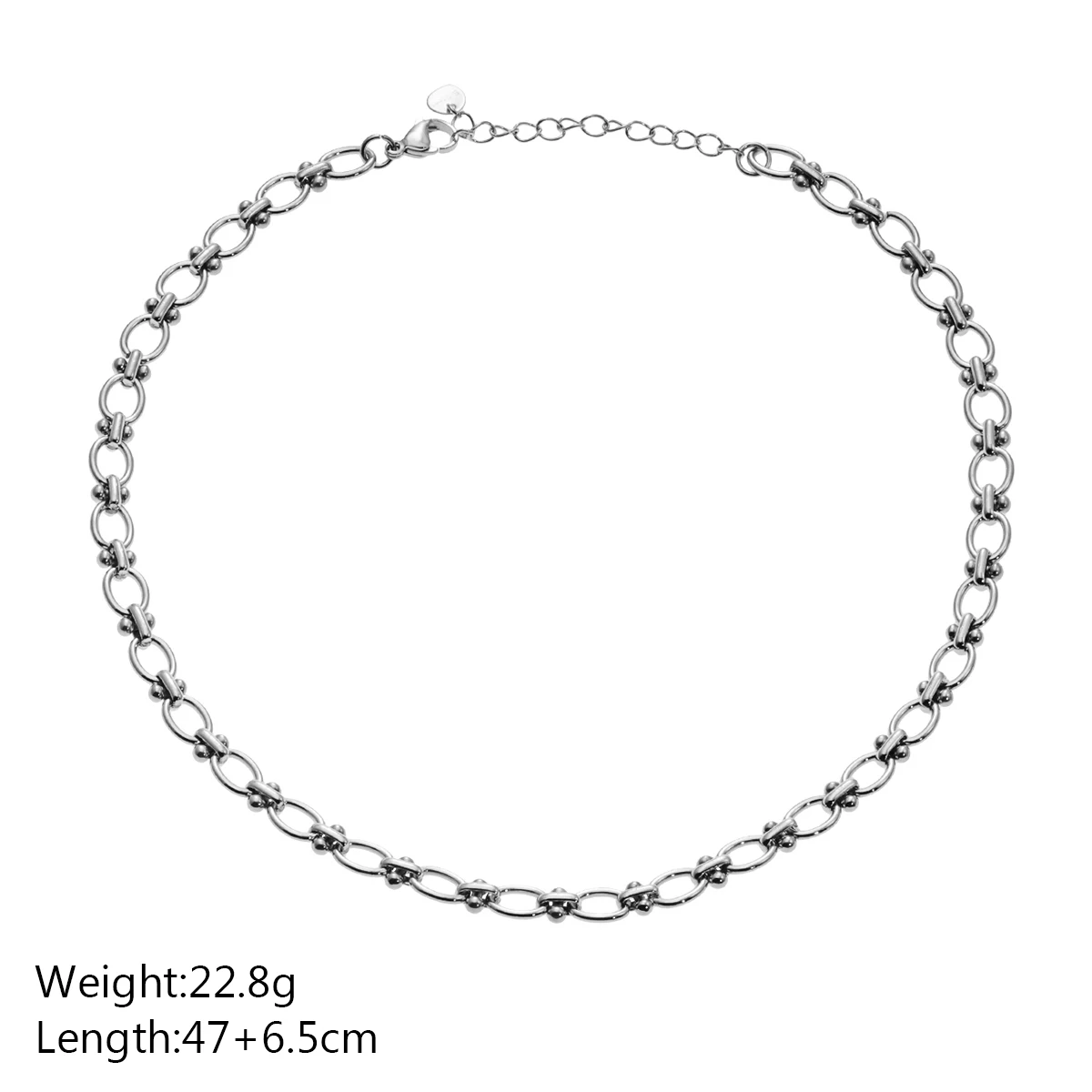 ONYSS Chain Design Waterproof fashion jewelry Plain Chain necklace 18K gold plated vintage thick necklace Stainless steel
