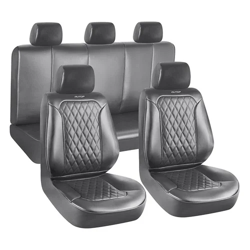 Full Set Universal Pvc Leather Car Seat Cover With Car Seat Cushion Cover Car Seat