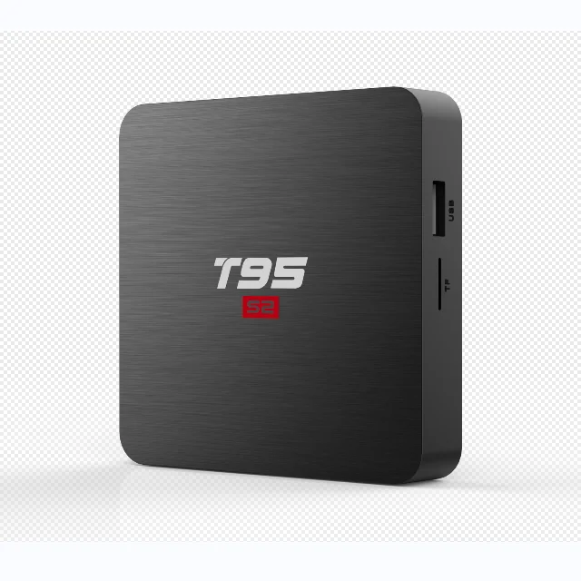 Самый популярный четырехъядерный процессор Amlogic S905W 2/16 ГБ T95S2 4K 2 4 ГГц Wifi Android 7 1 Smart TV Box