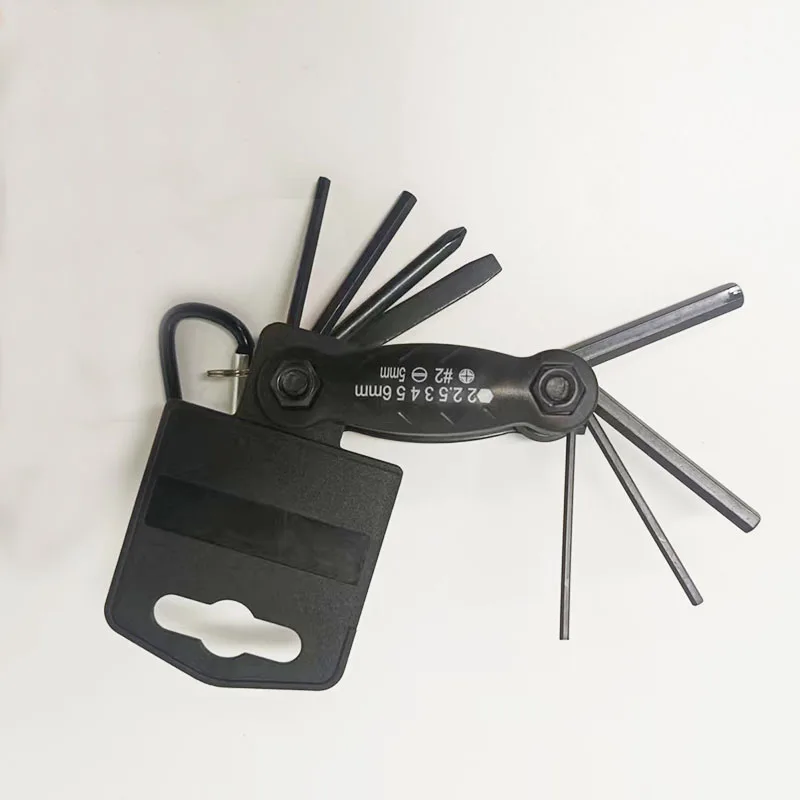 8pcs folding hex key set