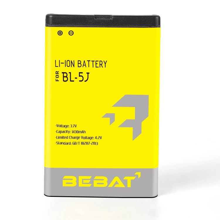  Mobile Accessories 1450mah 3.7v Cell Phone Battery Replacement Bl-5j For Nokia Lumia 525 526 530 C3