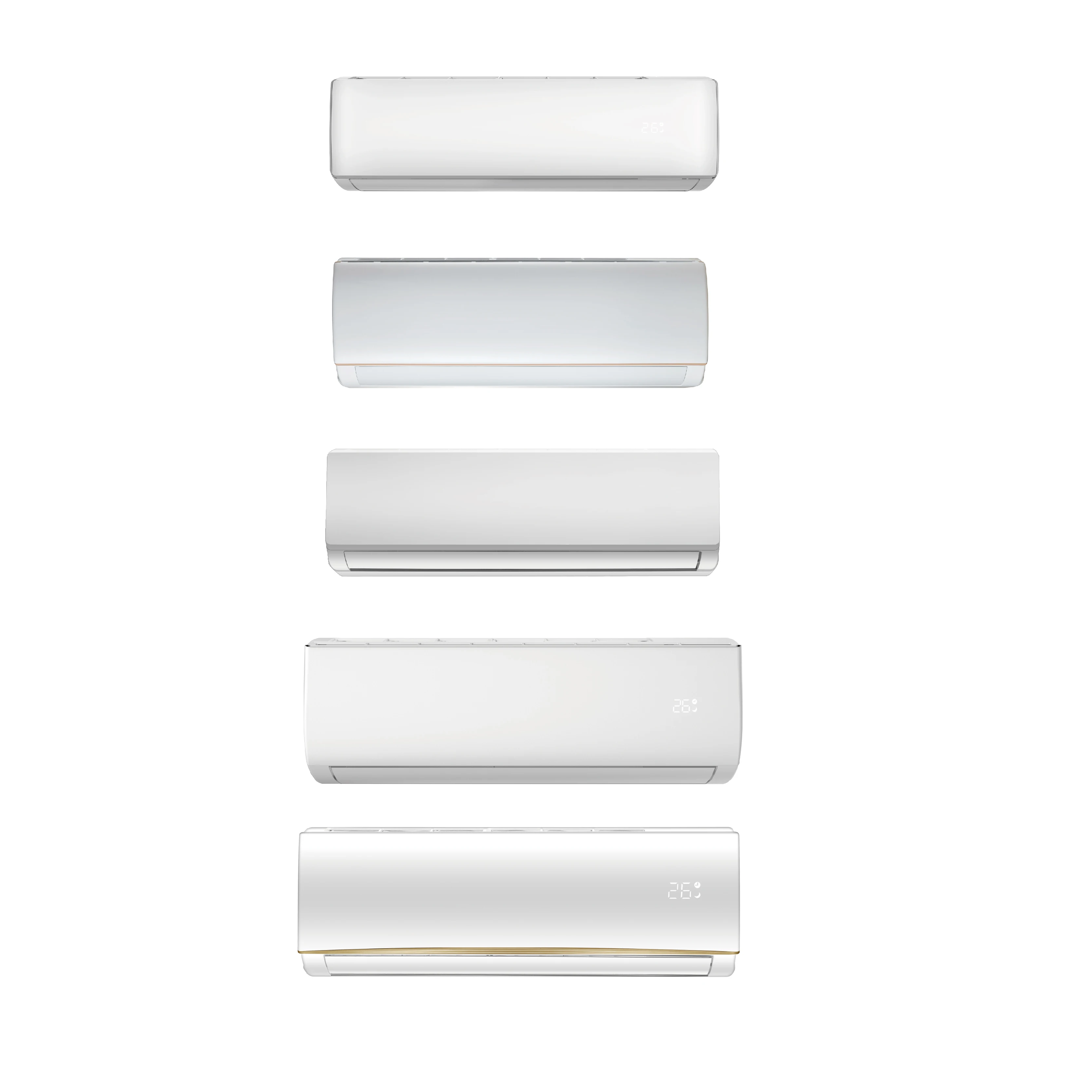 New design R32 gas DC inverter 9000btu 12000 btu 1 ton wall mounted split type factory prices air conditioner