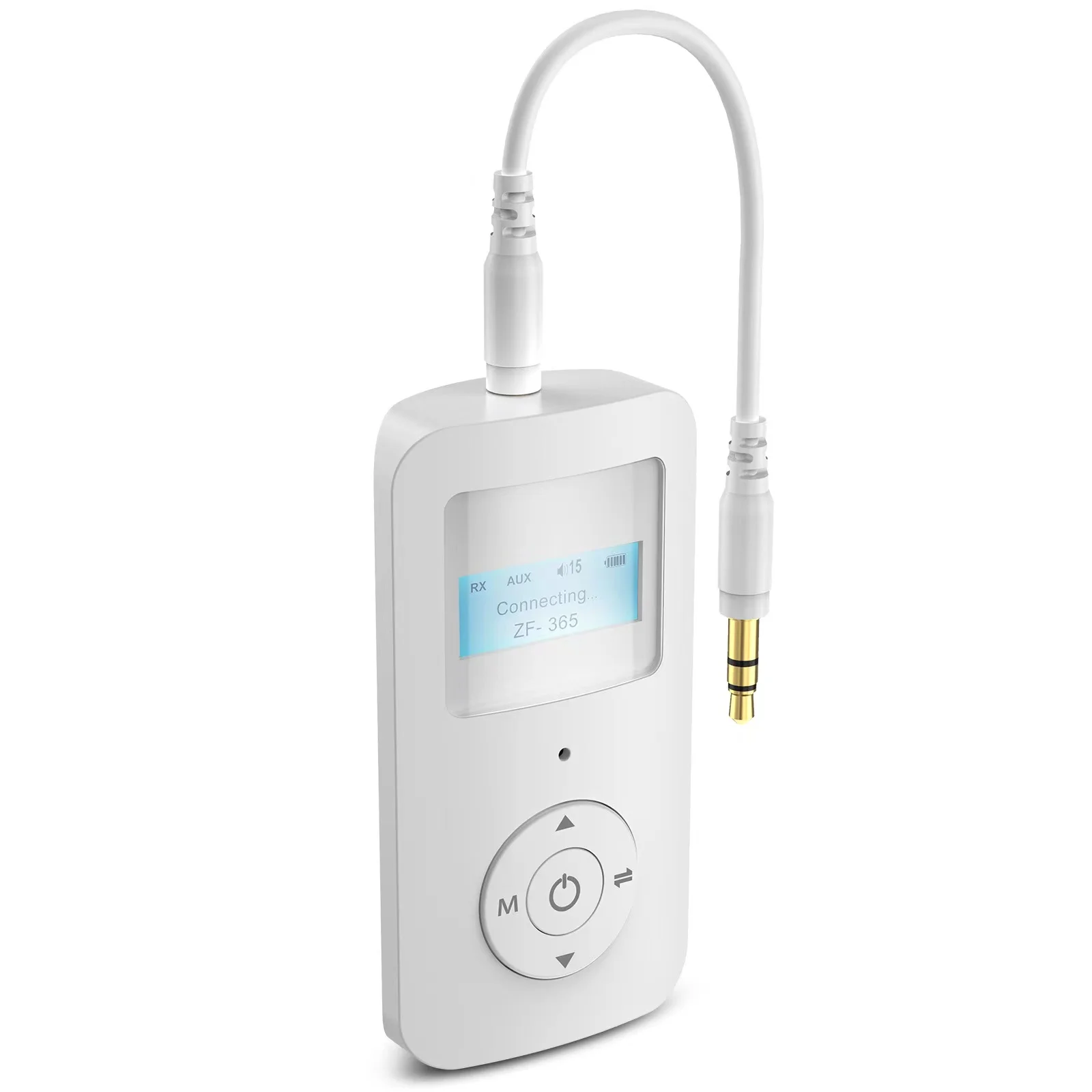 Mini Aux Audio Receiver 3.5mm Jack Handsfree Auto Car Kit Music Adapter