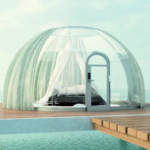  Термоформованный прозрачный купол из поликарбоната igloo для