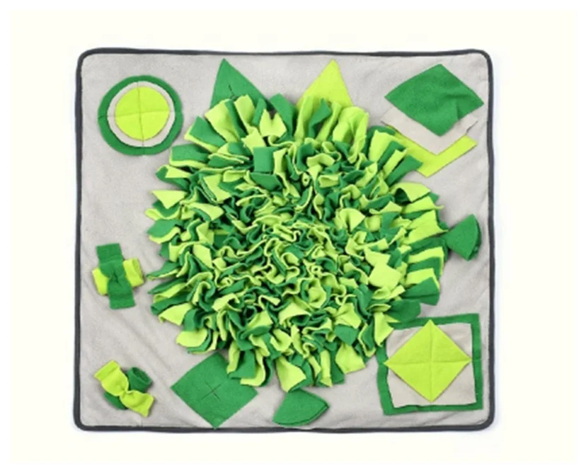 Manufacturer wholesale green snuffle mat for dogs  iq training and slow feeding