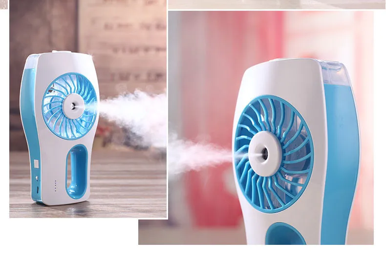 Usb мини портативный охладитель холодного тумана, охладитель воздуха, туманообразующий вентилятор с подставкой для увлажнителя, мини-вентилятор для распыления воды, подставка для увлажнителя, вентилятор