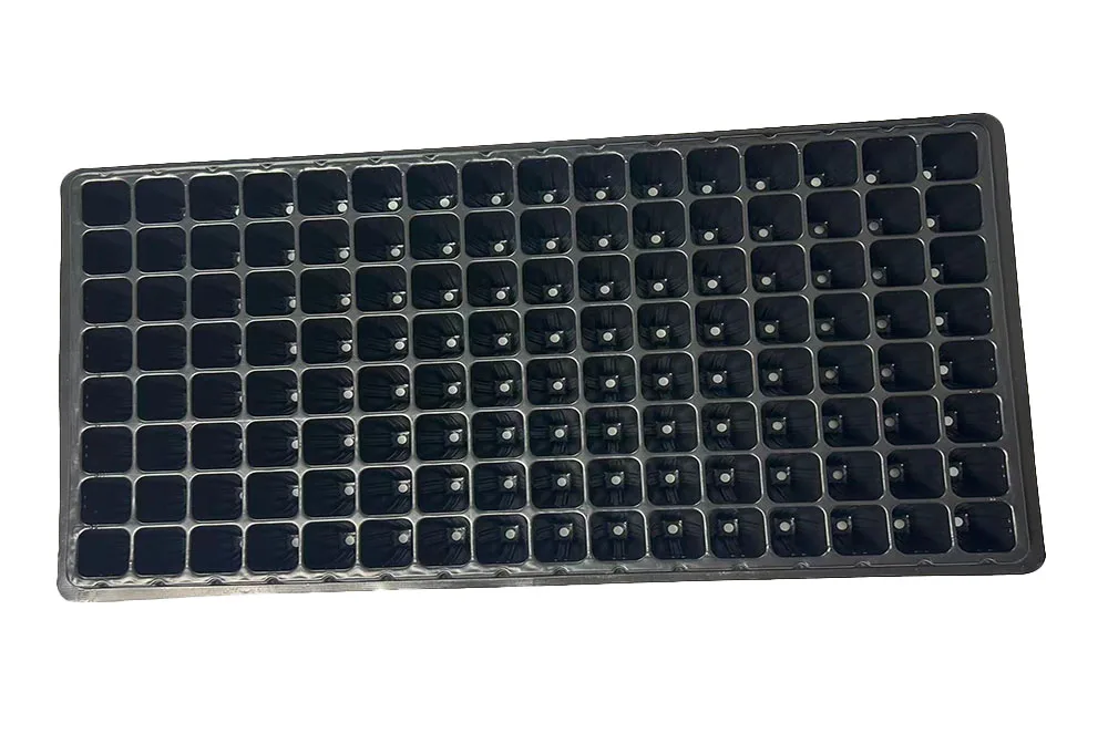 High Quality Durable 128 Cell PP Plastic Plant Seed Nursery Tray Vegetable Seedling Starter Germination Growing Plug Tray