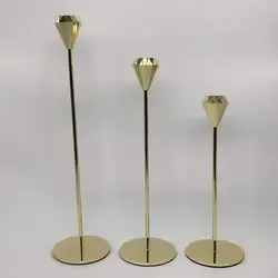 Candle Holder Table Nordic Modern Stick Wedding Decorative Candlesticks Stand Metal Gold Luxury Candle Holder For Home Decor