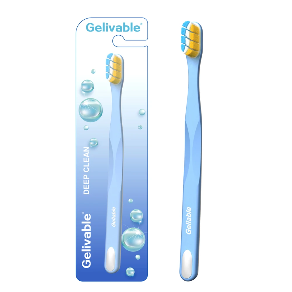 Sanxiao Own design oral clean Nano super soft adult toothbrush for sensitive