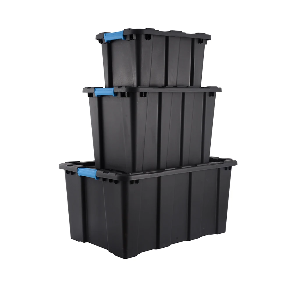 
High Quality 25-100L Plastic Home Storage Box Waterproof Tool Box Case 