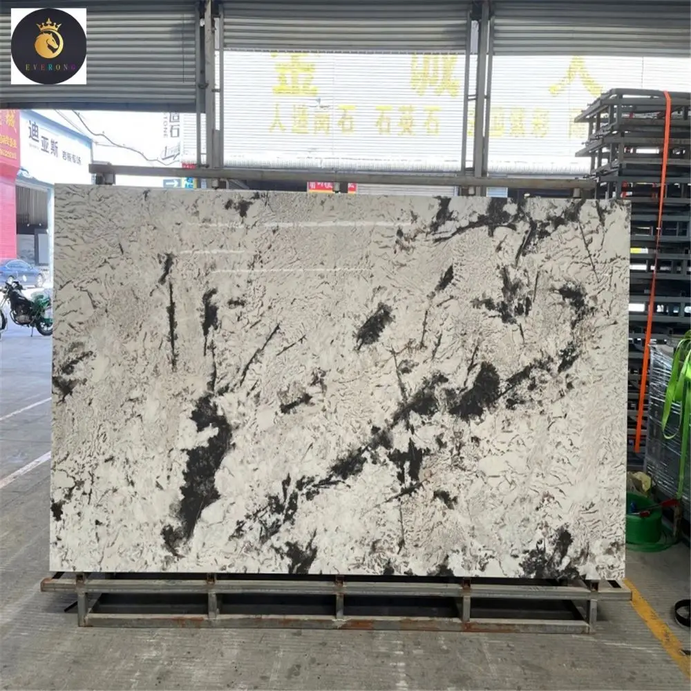 2023 New China senior colored sintered stone TV backdrop plate kitchen counter top sintering stone porcelain plate
