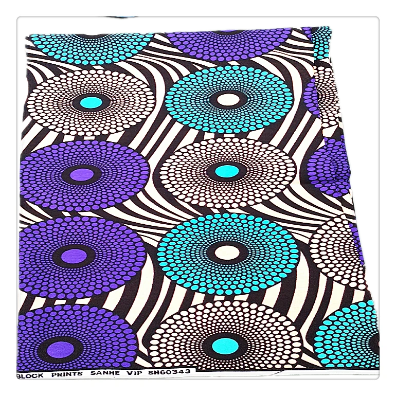 Hot Sell Ankara batik100% Cotton African Wax Veritable Guaranteed Super Real Wax Printed Fabric Hollandais Africa Dresses