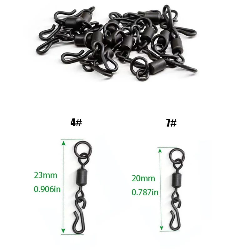 Matte Black Welded Single Loop extended Turnbuckle Hanging Pin for carp fishing accessories