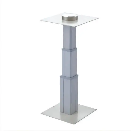 Factory Price Hand Crank 3 Joint Tatami Lifting Pole Aluminum Metal Telescopic Table Base