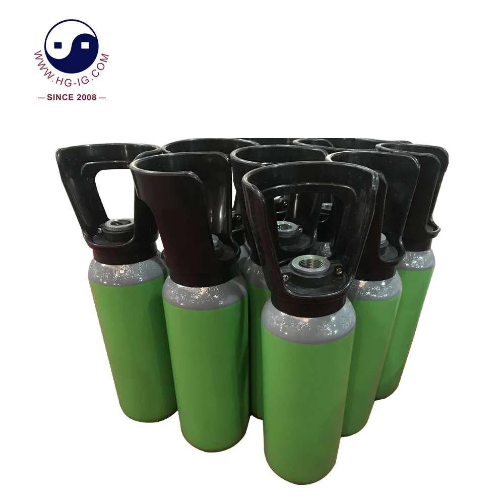 HG-IG GB/ISO Standard  Small High Pressure 2L 3.4L 3.6L 5L Seamless Steel Industry Oxygen Gas Cylinder Price
