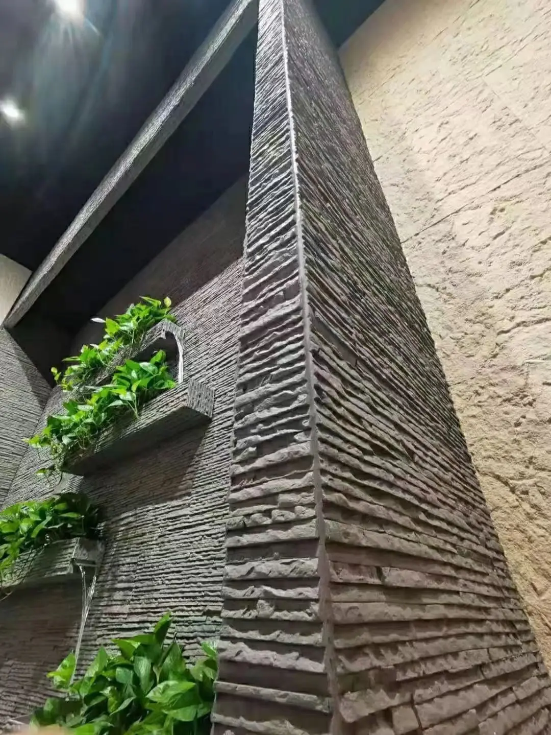 Exterior Lightweight Wall Panels Slim Slate Flexible Paper Thin Stone Veneer Tile flexible tile for outdoor