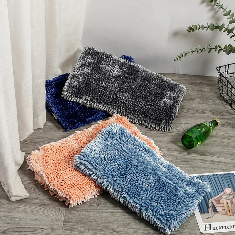 Wholesale Bathroom Luxury Chenille Bathroom Rug Mat Extra Soft Microfiber bath rugs for bathroom non slip bath mats