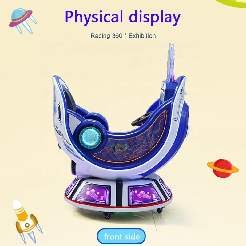 Indoor Amusement Arcade Games Capsule Space  Kiddy Rides Motor Bike For Kids