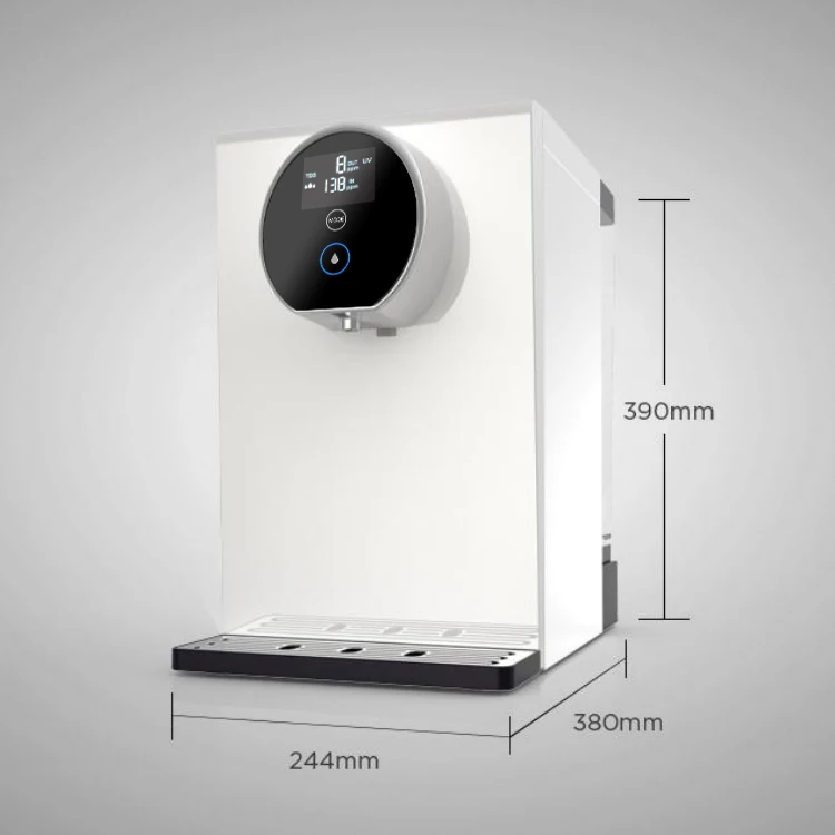 Factory Price Intelligent Countertop Tankless Direct Piping Hot 4 Stage RO Hydrogen Water Purifier Dispenser