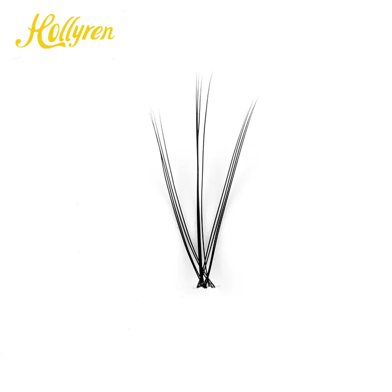 Hollyren Individual Eyelash Extensions DIY Segmented 0.03mm Superfine Band Private Label Eyelash Extensions Kit with Glue