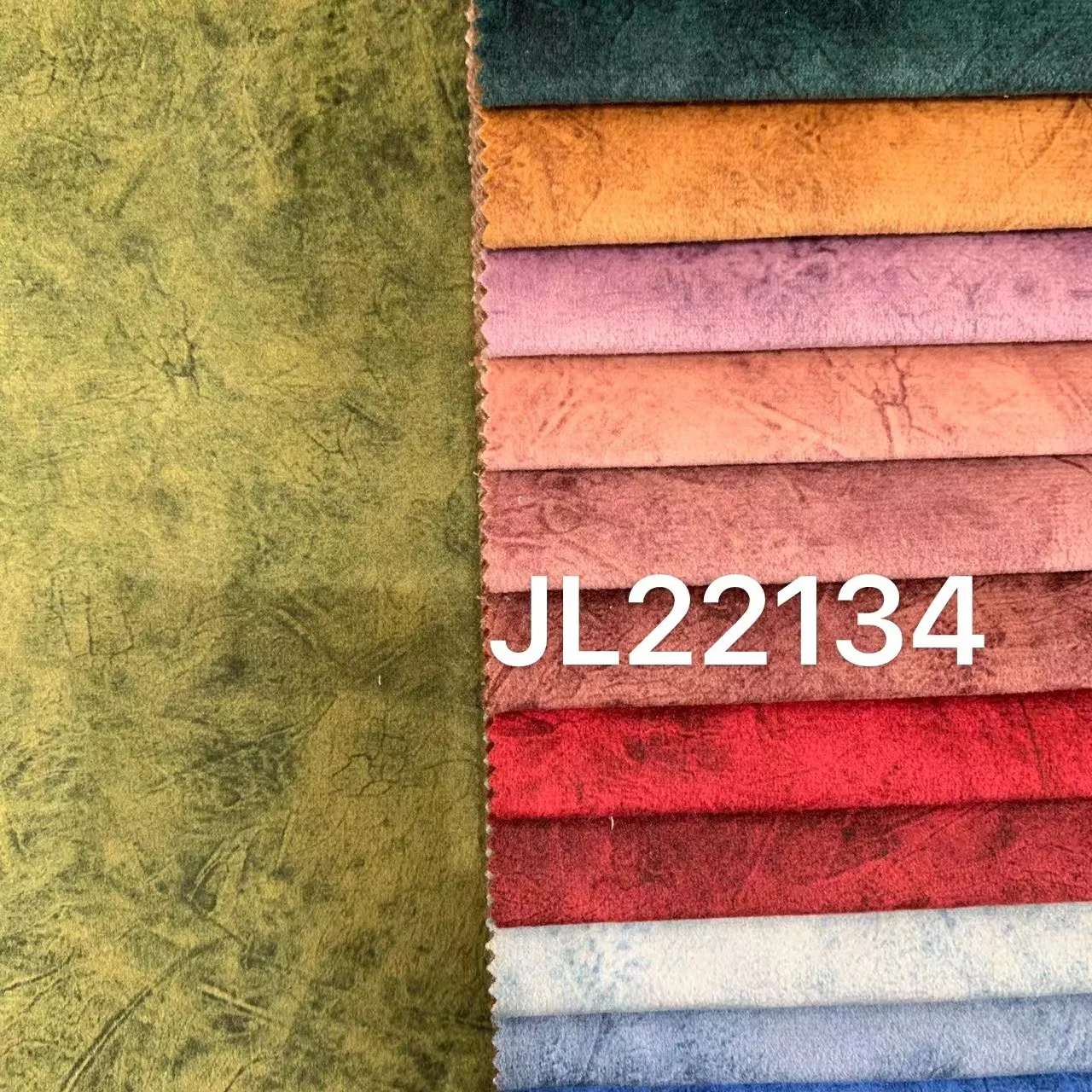 JL22134-  good quality holland velvet fabric print in surface with nonwoven backing for home  textile fabric printed sofa fabric