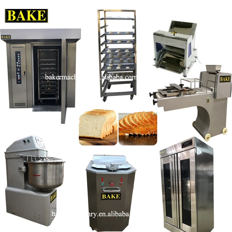 Bread production line baked baguette making machine bread maker