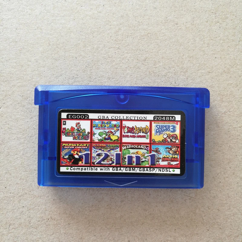 12 в 1 Eg002 игровая карта для картриджей Sp Gbc игровая карта/