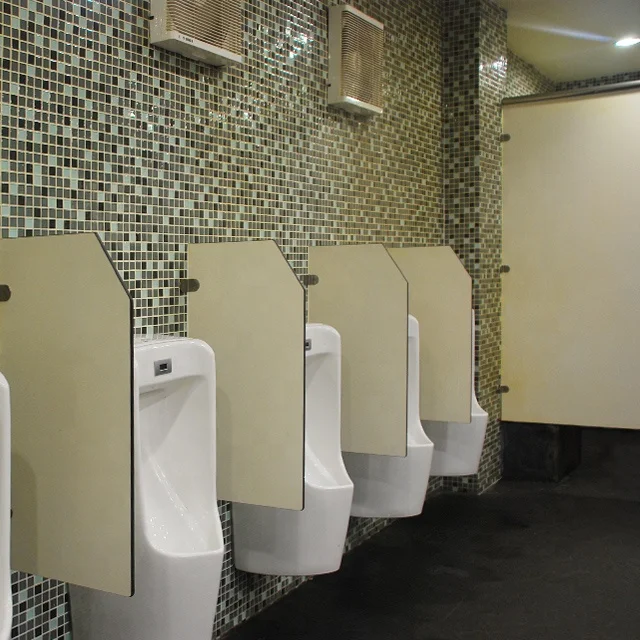 DEBO 12mm phenolic compact laminate urinal partition board for public toilet door
