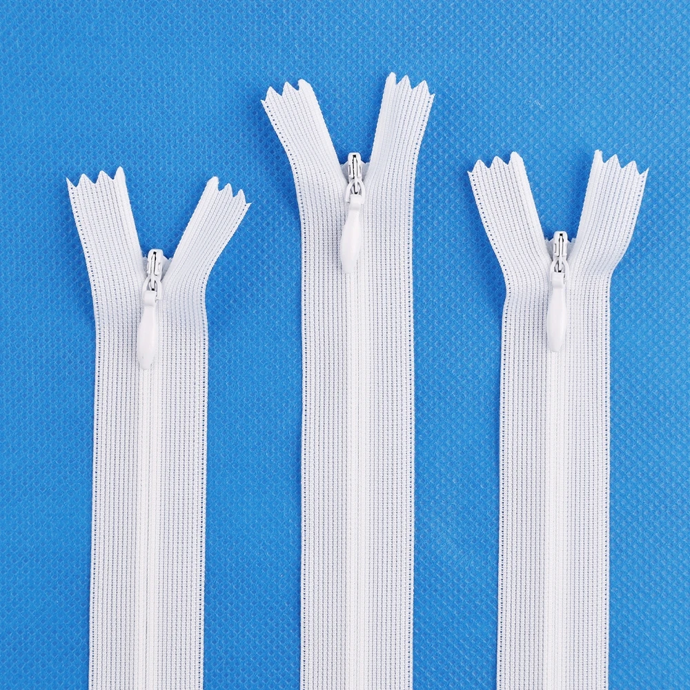 Whole Sale 5 7 Inch Invisible Zipper CFC For Skirt Hidden Zipper By Pcs 75cm 50cm 25cm 20cm 15m 100pcs Row Invisible Zippers