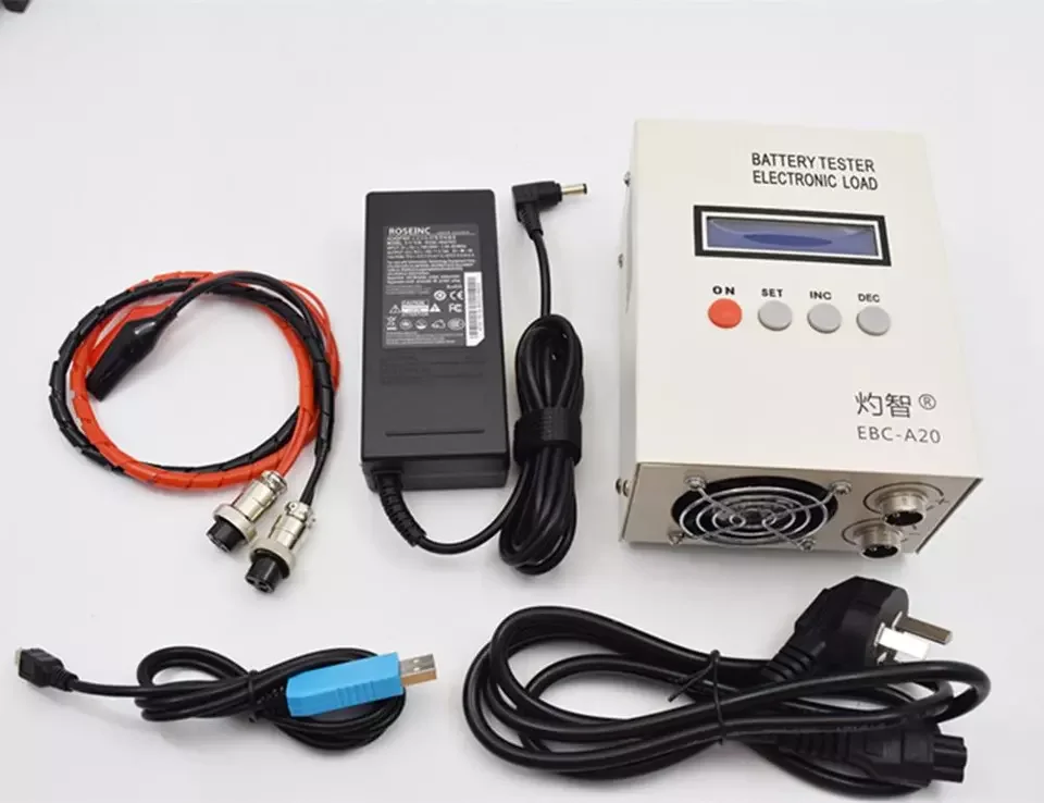 New Large Current EBC-A20 19-20V 20A Lead Acid Lithium Battery Capacity Tester For Battery Pack With Online Software