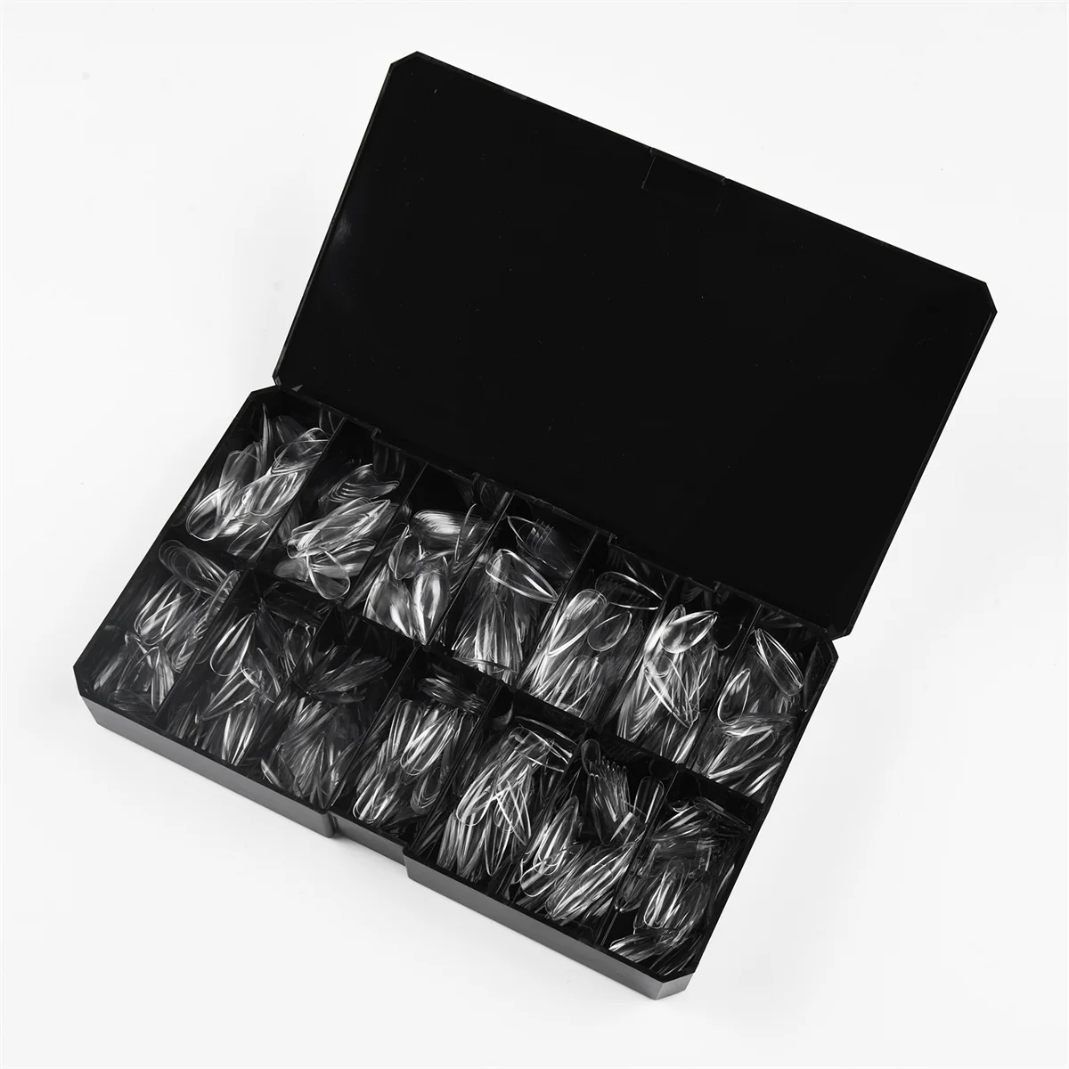 China Professional Manufacturer Wholesale Nail Tips Full Cover Round Coffin Almond Stiletto Nail Tips Extension 560pcs/Box