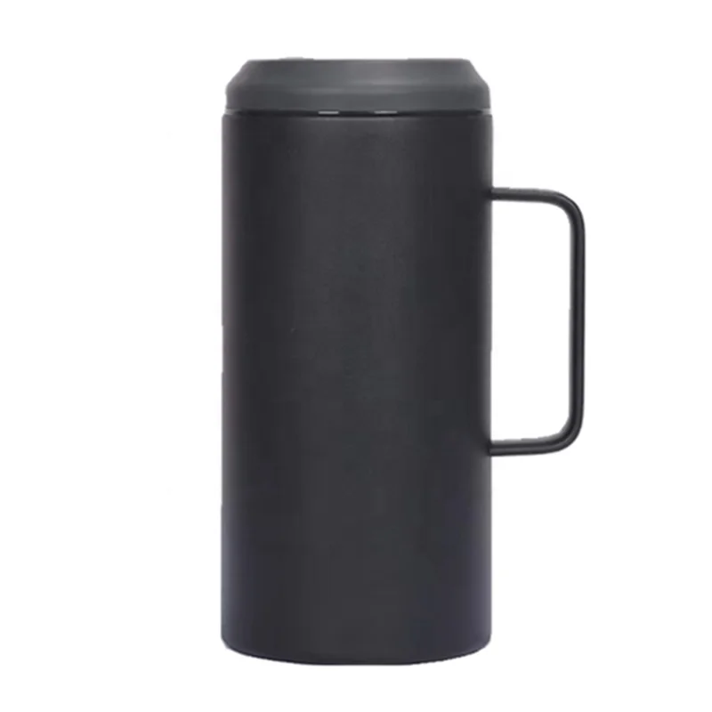 Factory Wholesale Insulated Beverage Metal Tall Skinny Can Double Wall Slim 40 Oz Beer Bottles Cooler With Handle