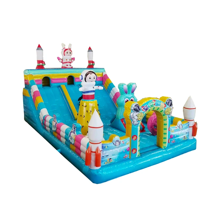 Bouncy castle outdoor large outdoor square trampoline water park playground Toy park slide children