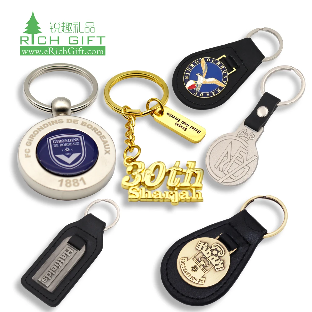 high quality promotional Custom Design Keychain Keyring Fashion Key Holder Metal Keyring Enamel Key Holder logo blank Key Chains