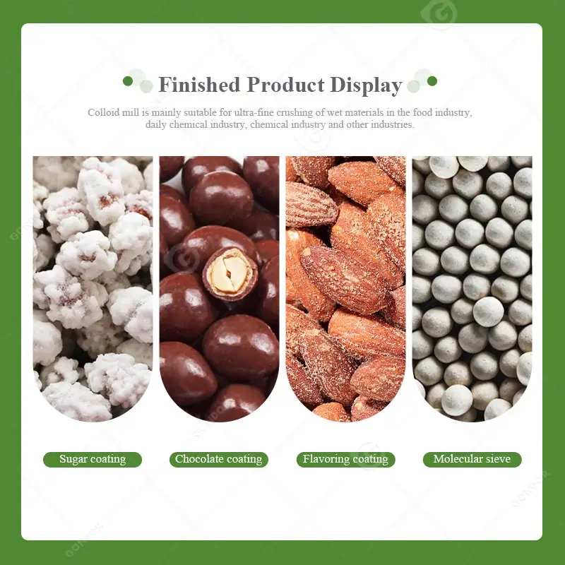 Nut Confectionery Round Roast Coating Machine Small Commercial Ice Cream Chocolate Candy Enrobe Machine