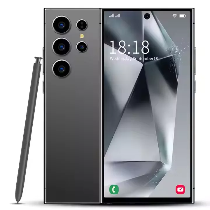 Factory price Multi-languages unlocked S24 ultra 5G popular Mobile phone with dual SIM cards