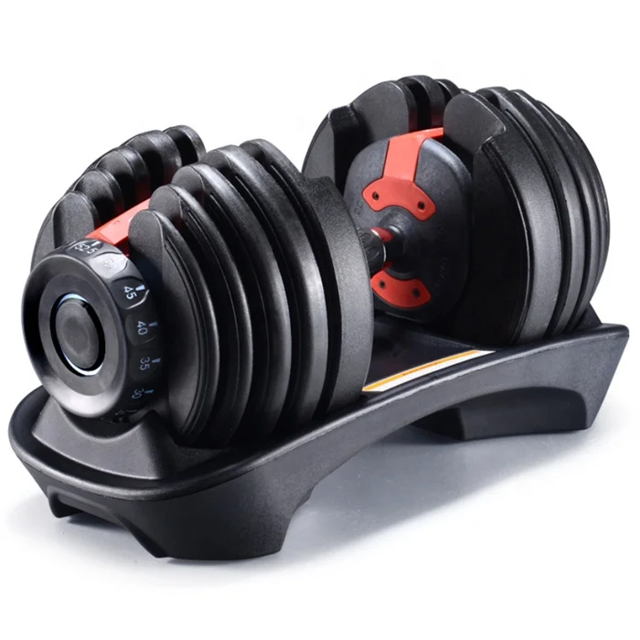 2021 24 kg 52.5lbs 52.5pond Home Gym Core Fitness Metal 52.5pond Cheap Adjustable Dumbbells