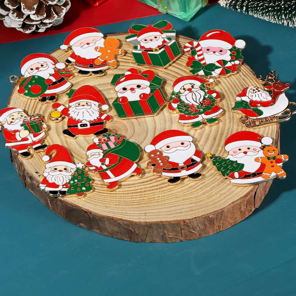 3D Souvenir Custom Logo Enamel Epoxy Christmas Metal Refrigerator Magnet Stick