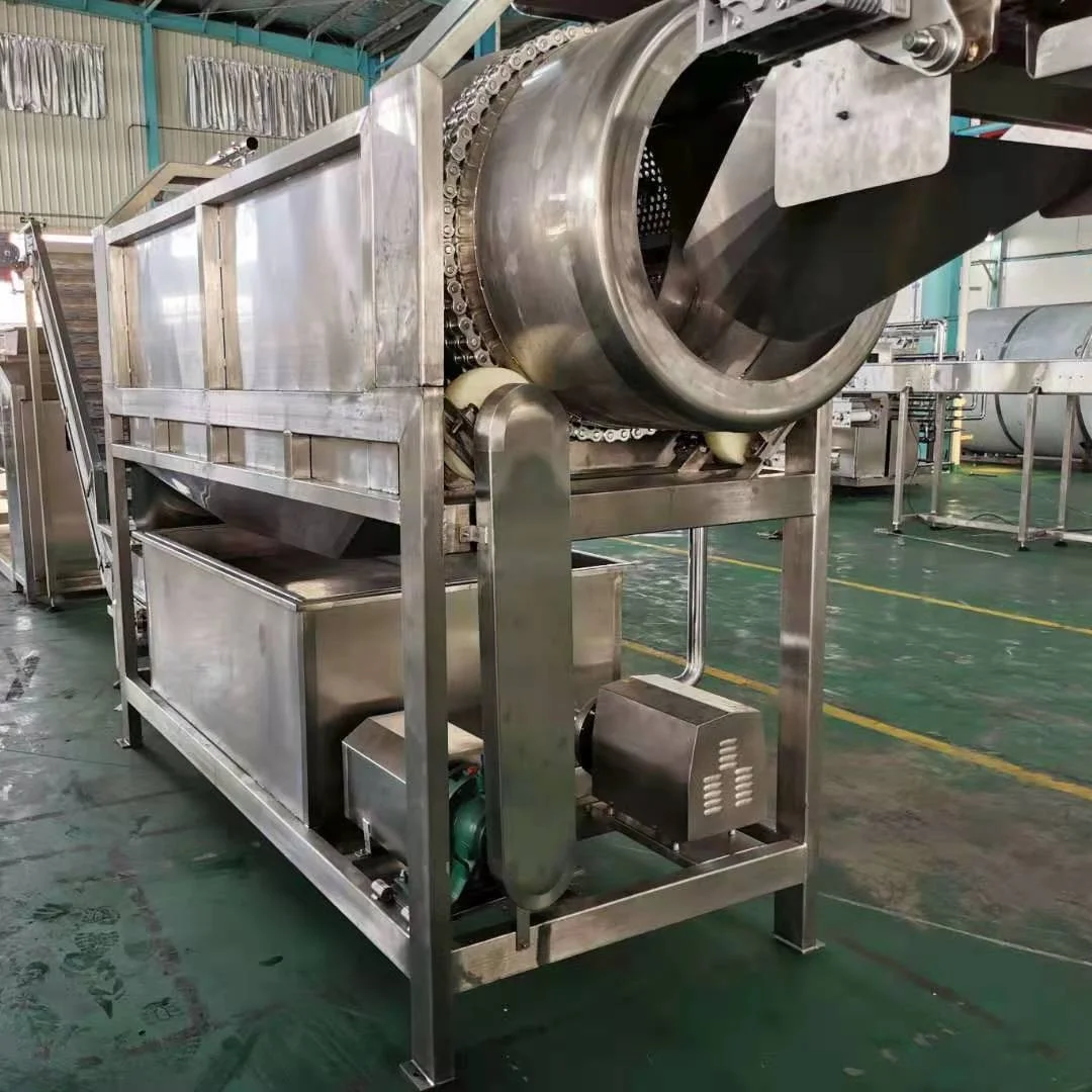 Vegetable washing machine,cleaning strawberries machine,recycle fruit rolling washing line for avocado blueberry