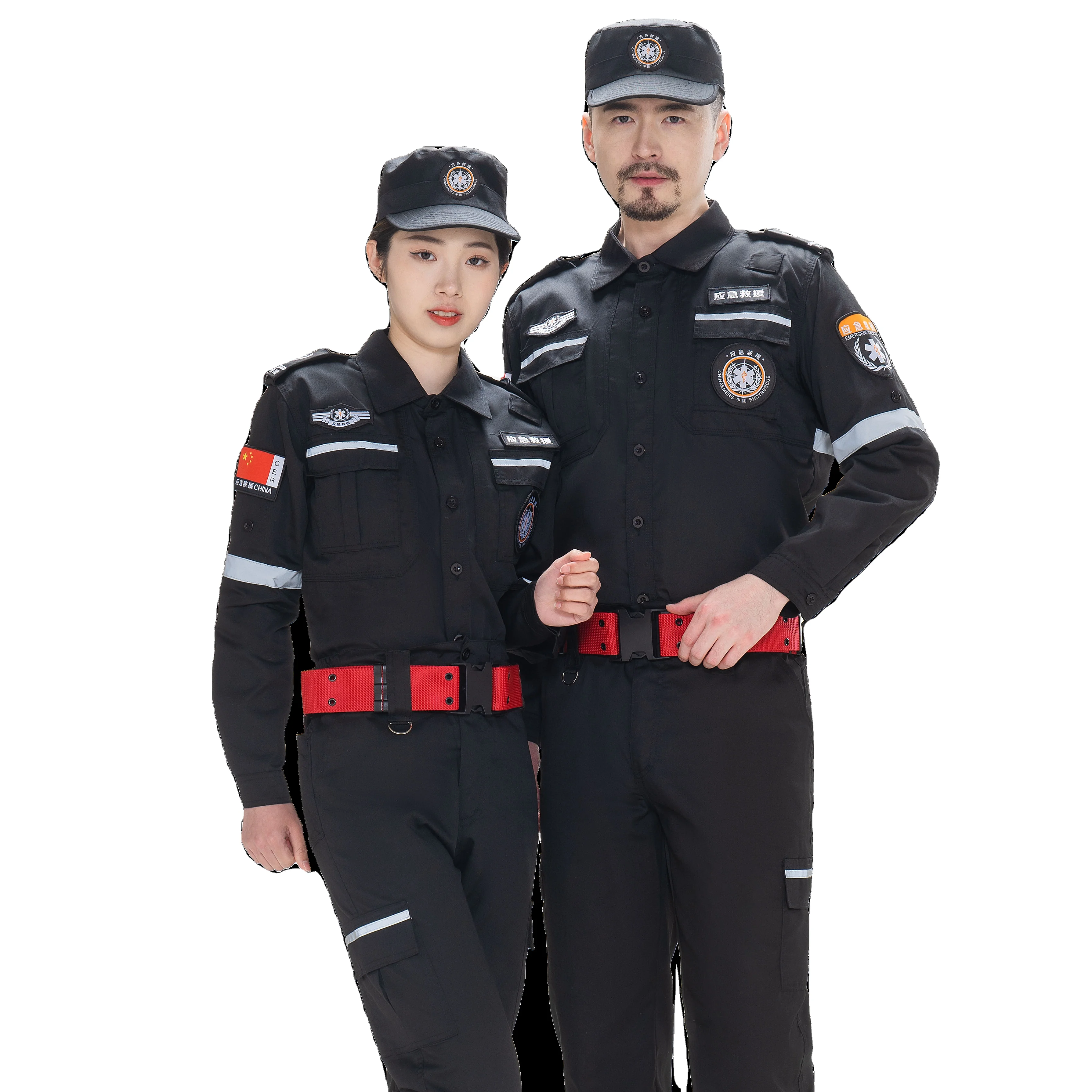 Long sleeve summer spring other uniforms Sale Winter Safety Officer Rescue Jacket Cleaning Workwear rescue uniform