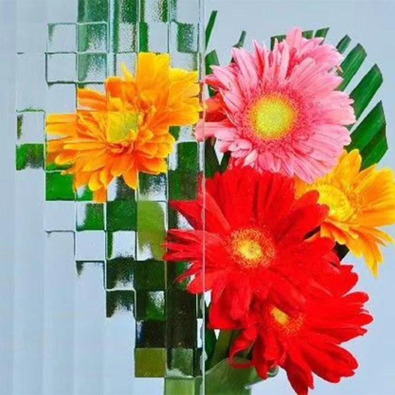 christmas home decor wall panel mosaic glass for interior wall decoration european style handicrafts patterned glass sheets