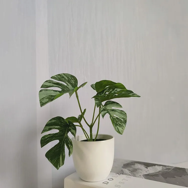 New Modern Creative Ceramic Vase Fashion Home Decoration Hotel Living Room Simulation Potted Plants