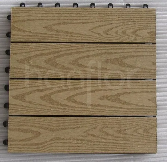 300x300mm wpc DIY floor tile /Outdoor easy install DIY WPC tile/wpc flooring