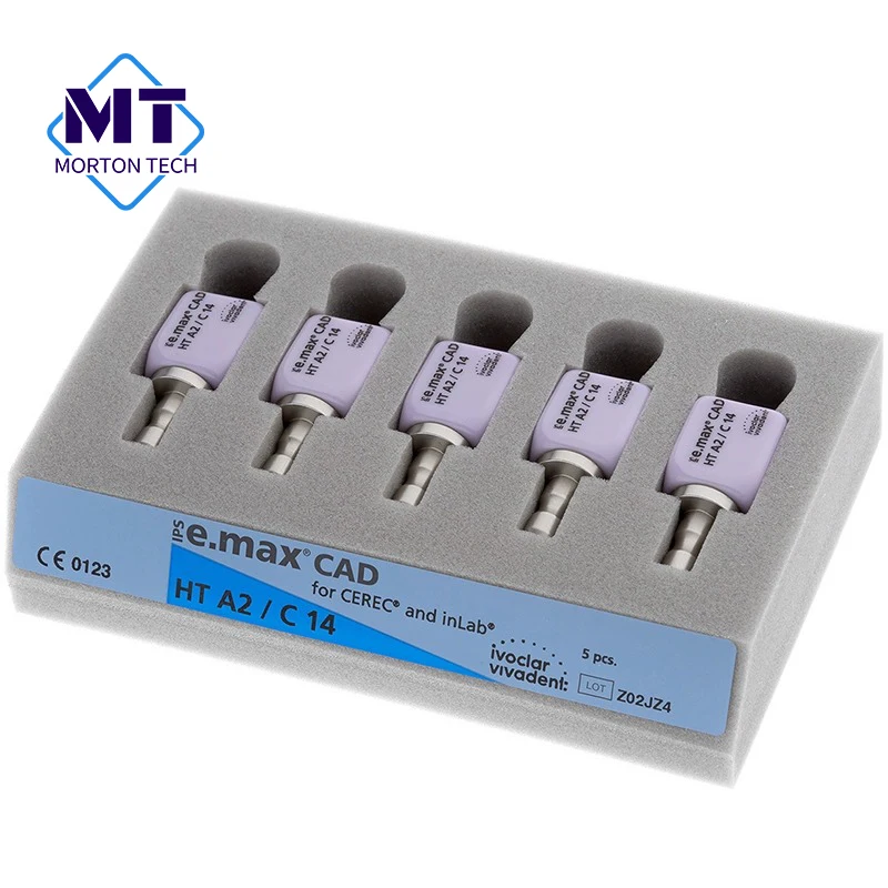 IPS emax CAD C14 Porcelain Block lithium disilicate  for Aesthetic restoration